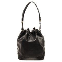 Louis Vuitton Black Epi Leather Noe Shoulder Bag