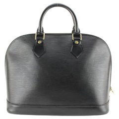 Louis Vuitton Black Epi Leather Noir Alma PM 96lk826s