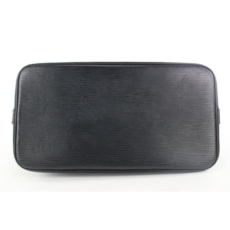Louis Vuitton Black Epi Leather Noir Alma PM Bowler Bag 310lvs517 3