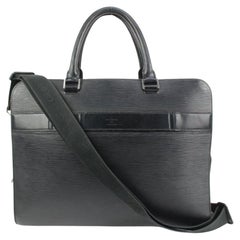 Louis Vuitton Vintage - Epi Sorbonne Bag - Black - Leather and Epi Leather  Handbag - Luxury High Quality - Avvenice