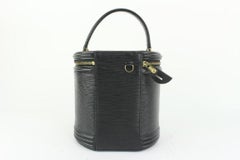 Louis Vuitton Black Epi Leather Noir Cannes Vanity Case 99lv75