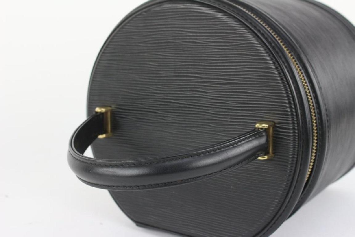 Women's Louis Vuitton Black Epi Leather Noir Cannes Vanity Case 99lv75