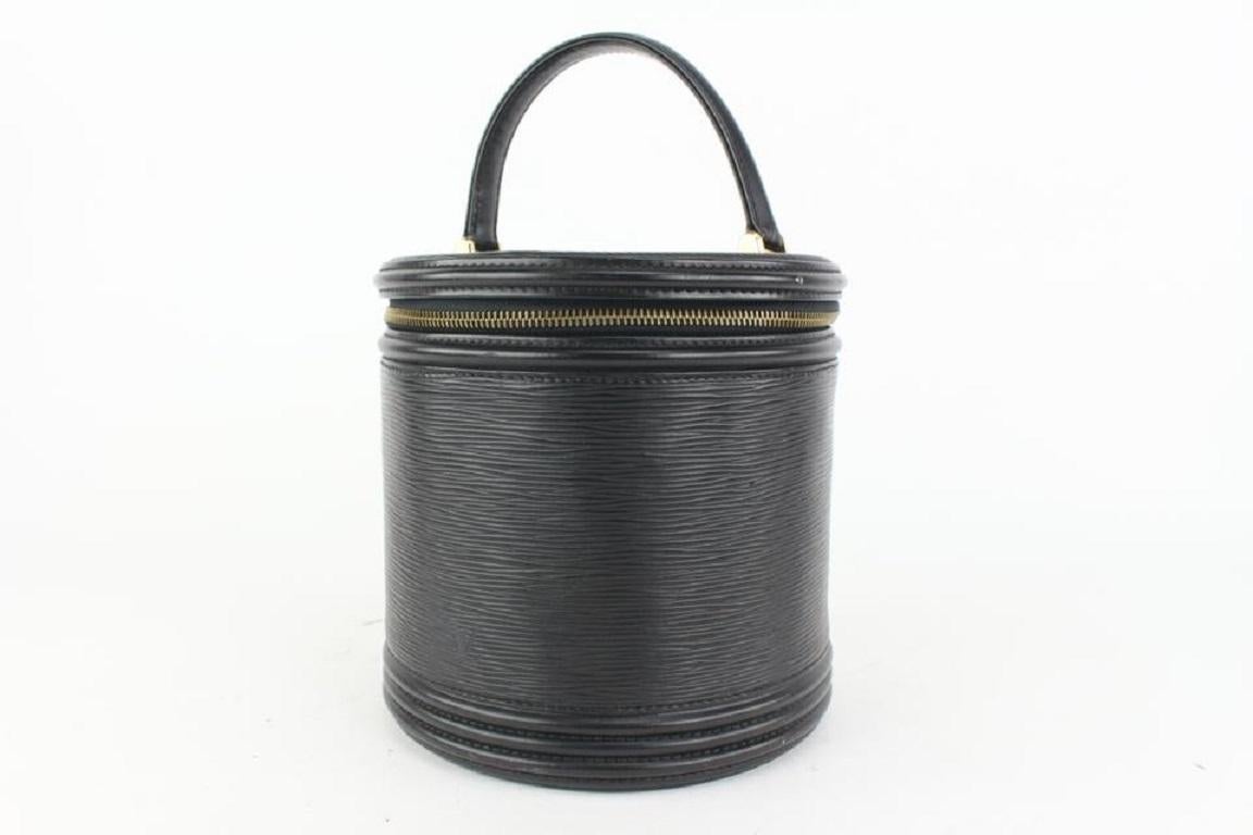 Louis Vuitton Noir Cuir Epi Noir Cannes Vanity Case 99lv75 4