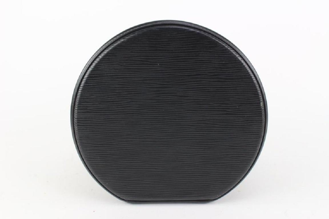 Louis Vuitton Noir Cuir Epi Noir Cannes Vanity Case 99lv75 5
