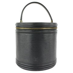 Louis Vuitton Black Epi Leather Noir Cannes Vanity Case 99lv75