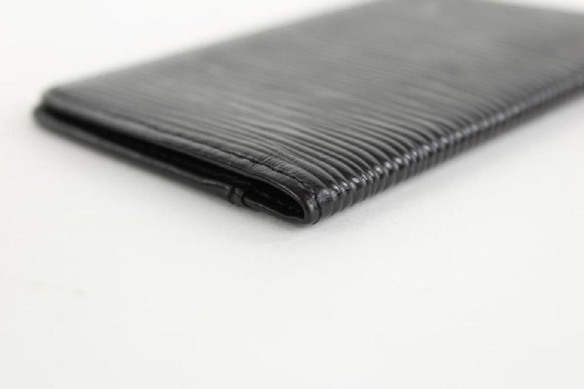 Louis Vuitton Black Epi Leather Noir Card Holder Porte Cartes Wallet 16LVS1210 5