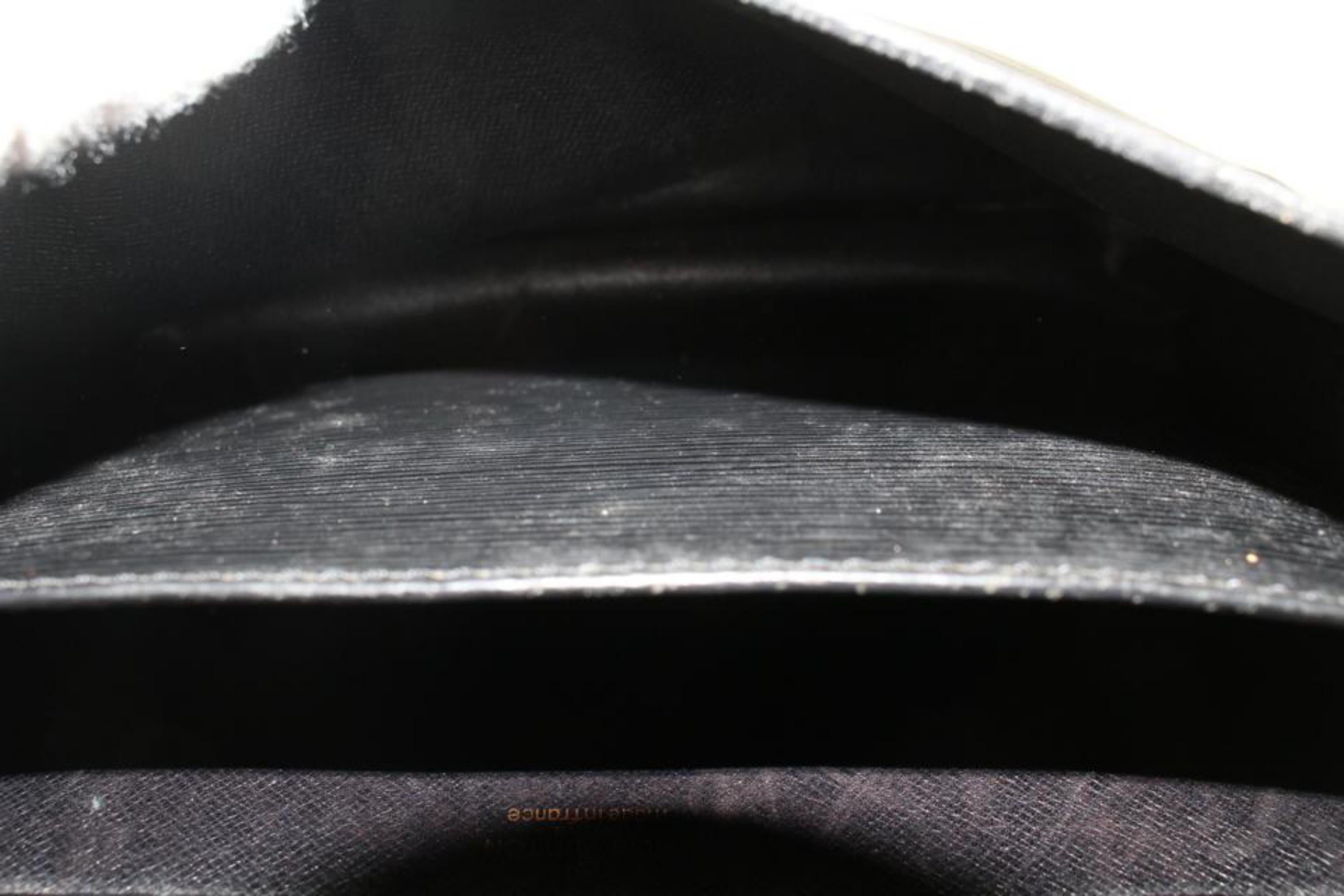 Louis Vuitton Black Epi Leather Noir Cartouchiere Crossbody Bag 5lv1020 For Sale 4