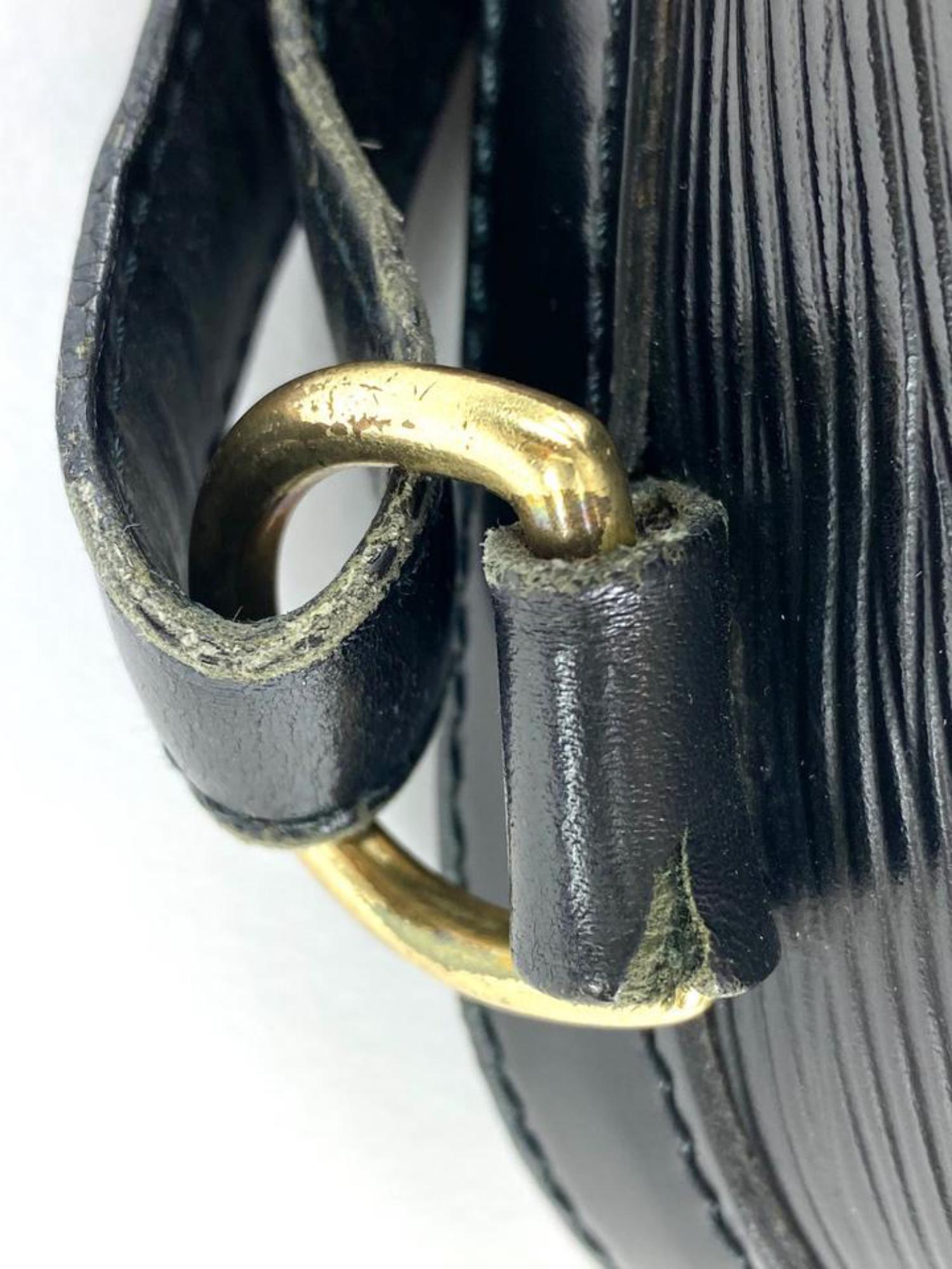 Women's Louis Vuitton Black Epi Leather Noir Gobelins Backpack 3L1026 For Sale
