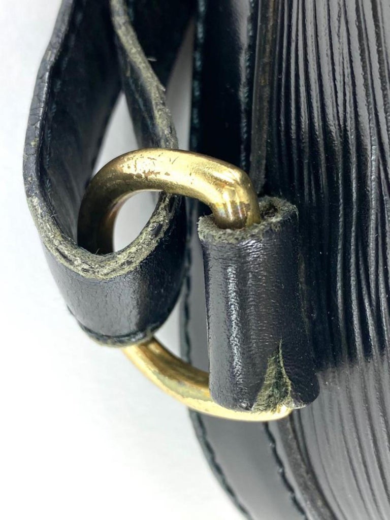 Louis Vuitton Gobelins Epi Noir Leather Black Backpack Gold LOUIS VUITTON Epi Gobelins Backpack M52292 Noir Black  main image 2