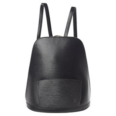 Louis Vuitton Black Epi Leather Noir Gobelins Backpack 3L1026
