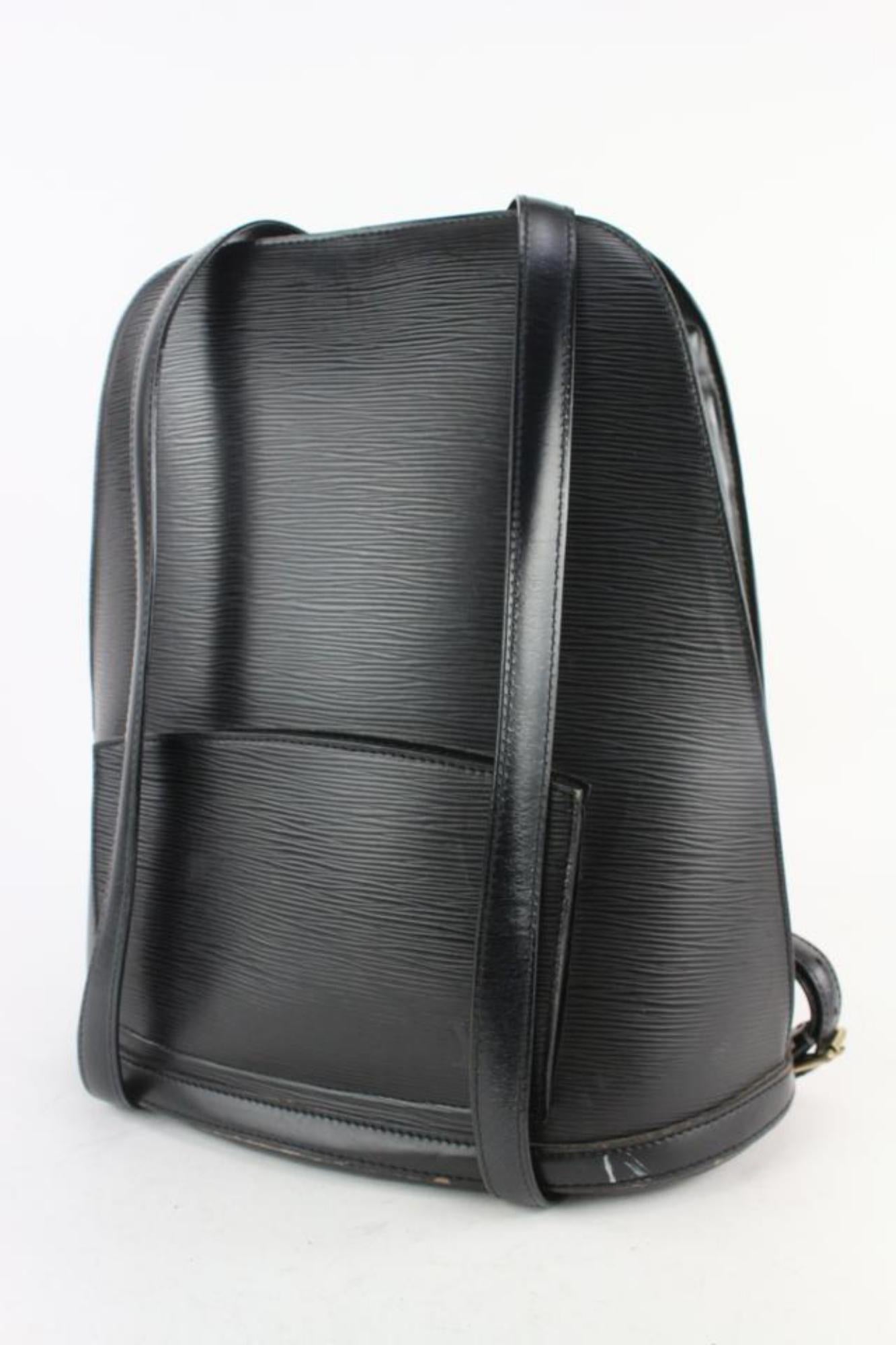 Louis Vuitton Black Epi Leather Noir Gobelins Backpack 5lv1108 5