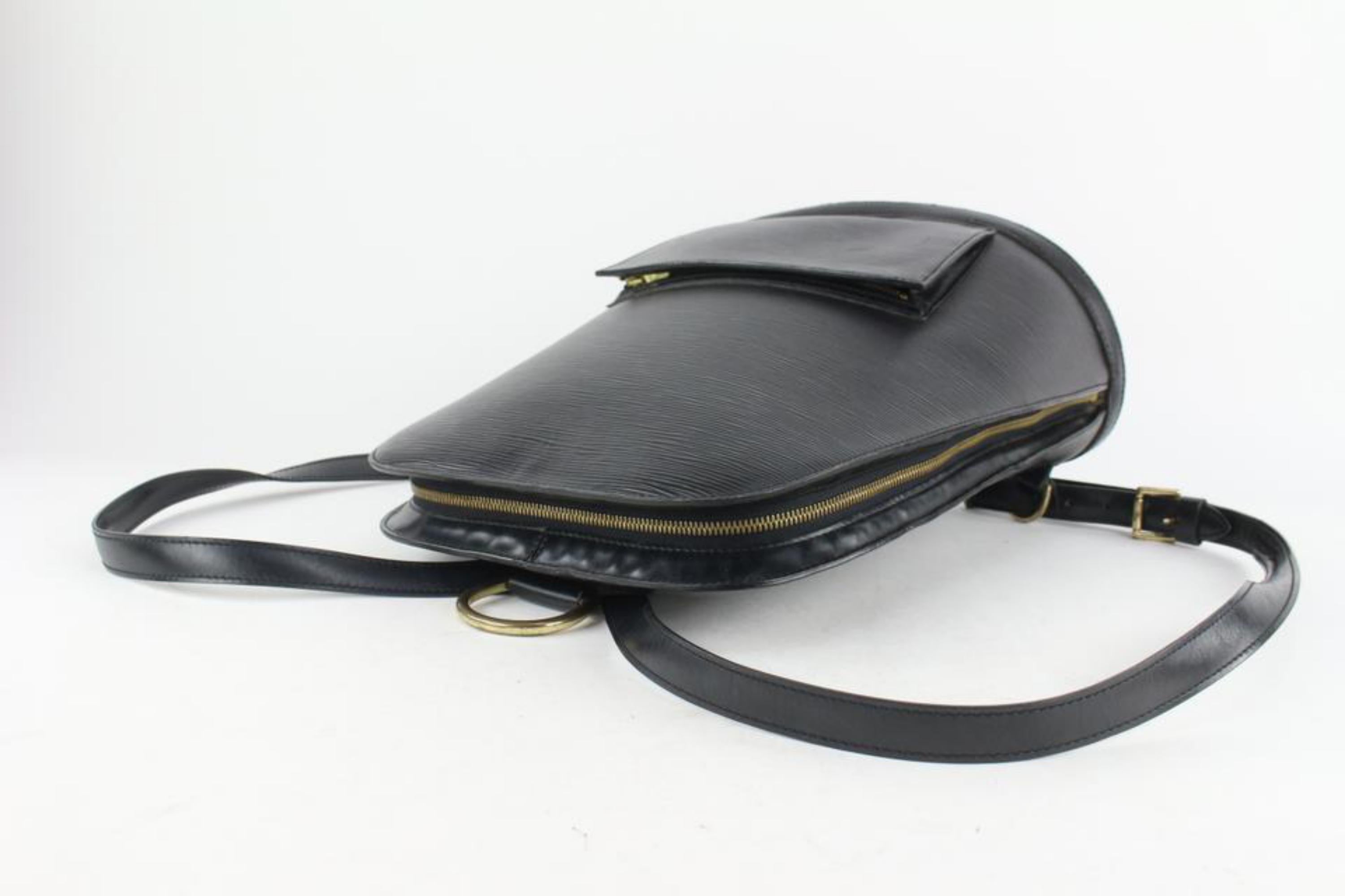 Louis Vuitton Black Epi Leather Noir Gobelins Backpack 5lv1108 3