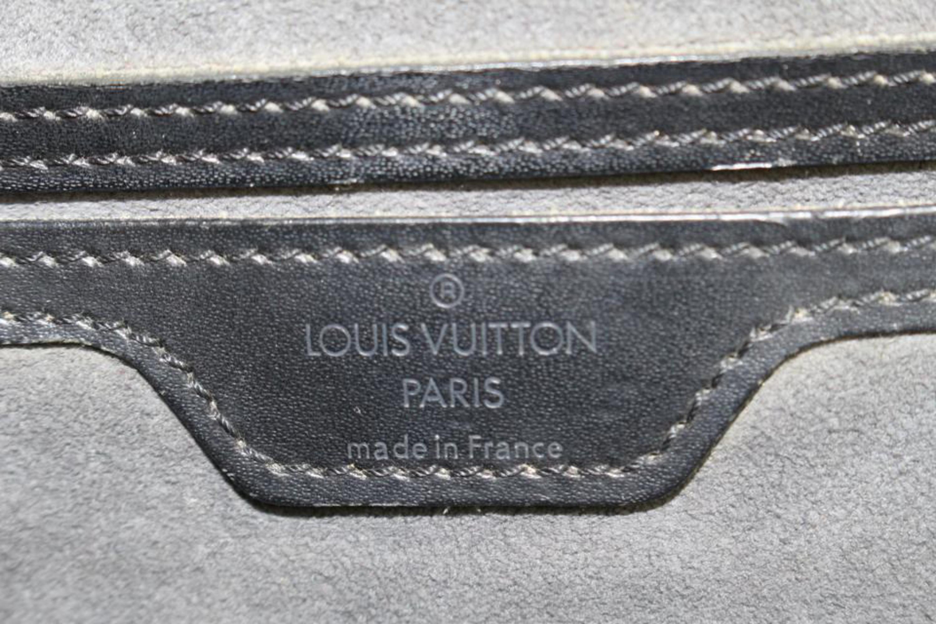 Women's or Men's Louis Vuitton Black Epi Leather Noir Gobelins Backpack 81lv221s