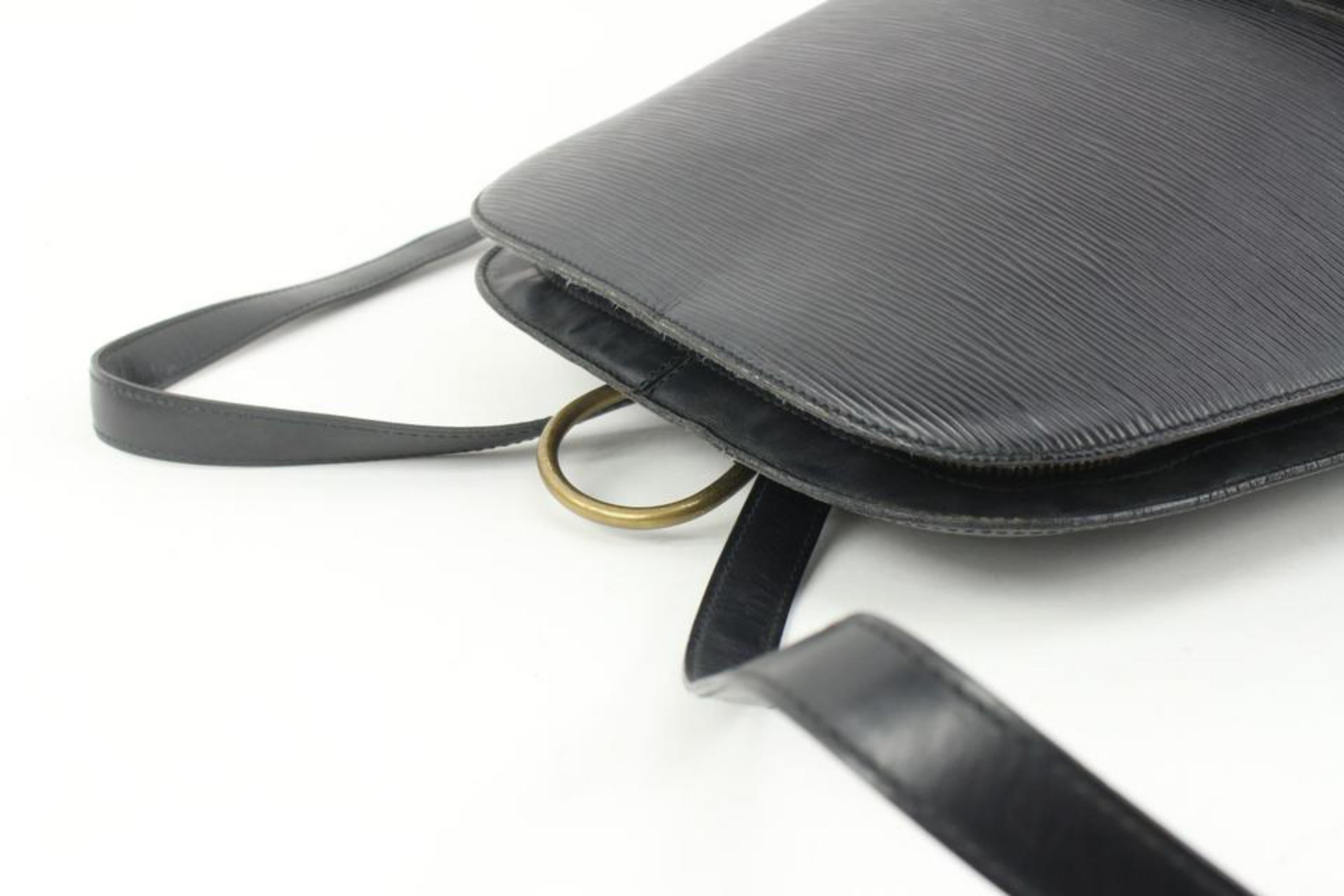 Louis Vuitton Black Epi Leather Noir Gobelins Backpack 81lv221s 3
