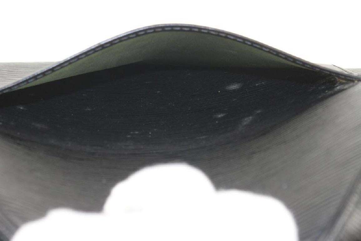 Louis Vuitton Black Epi Leather Noir Keepall 55 Boston Duffle Bag 2LZ1022 7