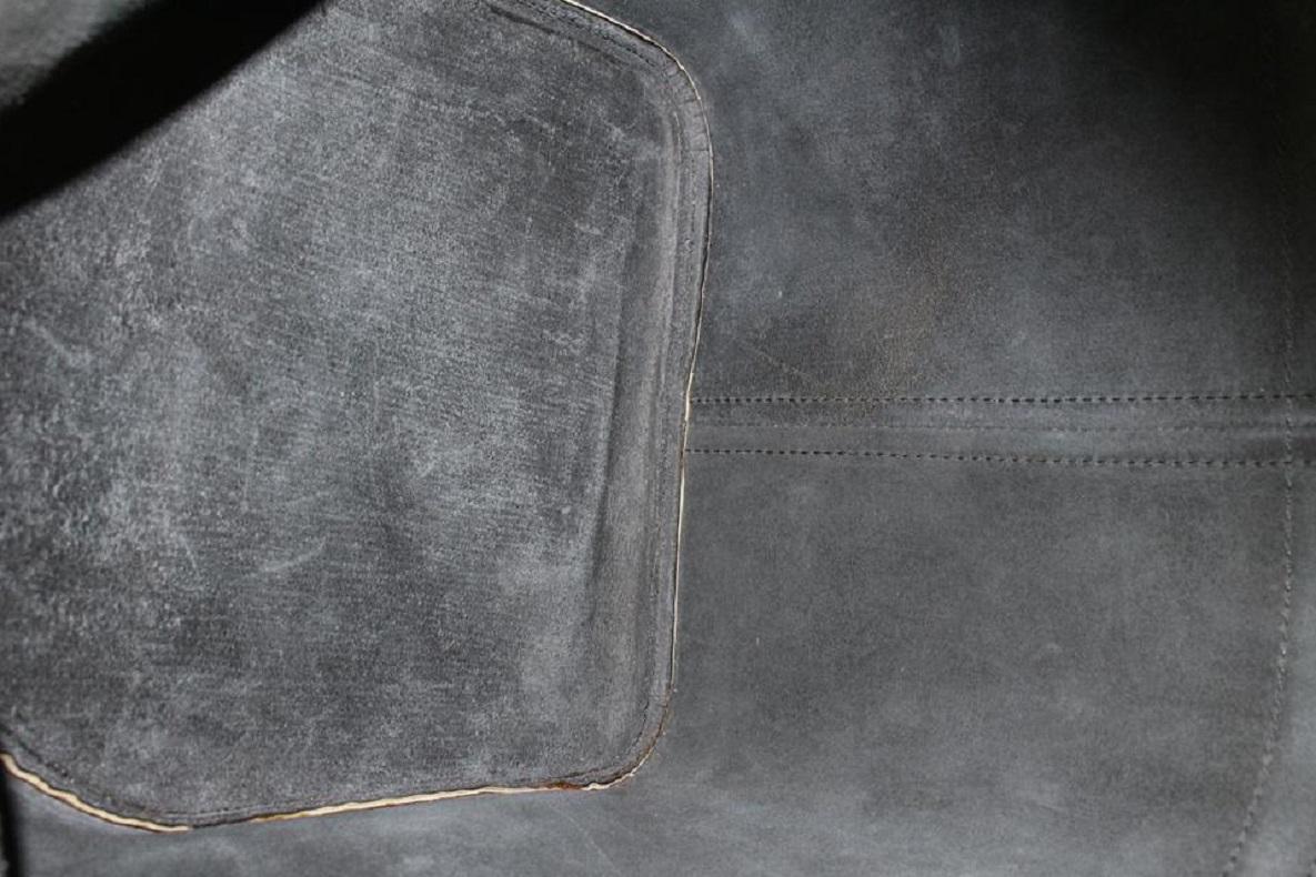 Louis Vuitton Black Epi Leather Noir Keepall 55 Boston Duffle Bag Travel 827lv93 4