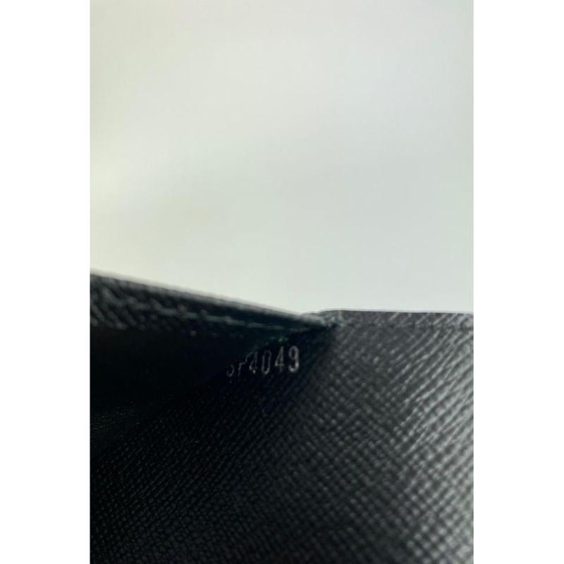 Women's Louis Vuitton Black Epi Leather Noir Medium Ring Agenda MM Notebook Cover For Sale