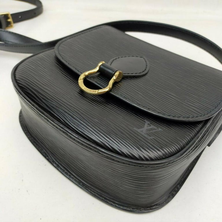 Louis Vuitton Black Epi Leather Saint Cloud Mini Crossbody Flap Bag 863279
