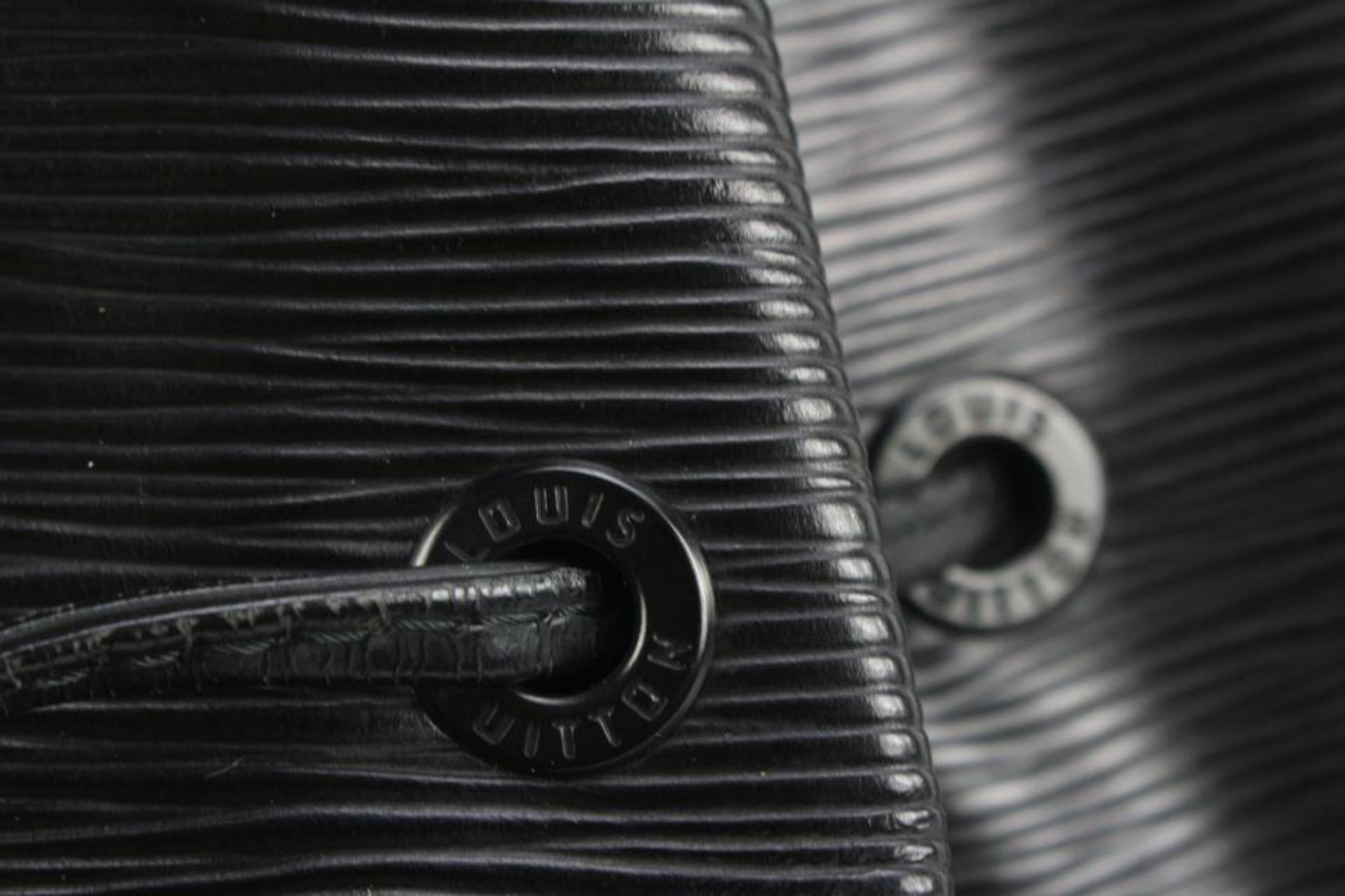 Louis Vuitton Black Epi Leather Noir Sac a Dos Sling Backpack 41lk324s 6