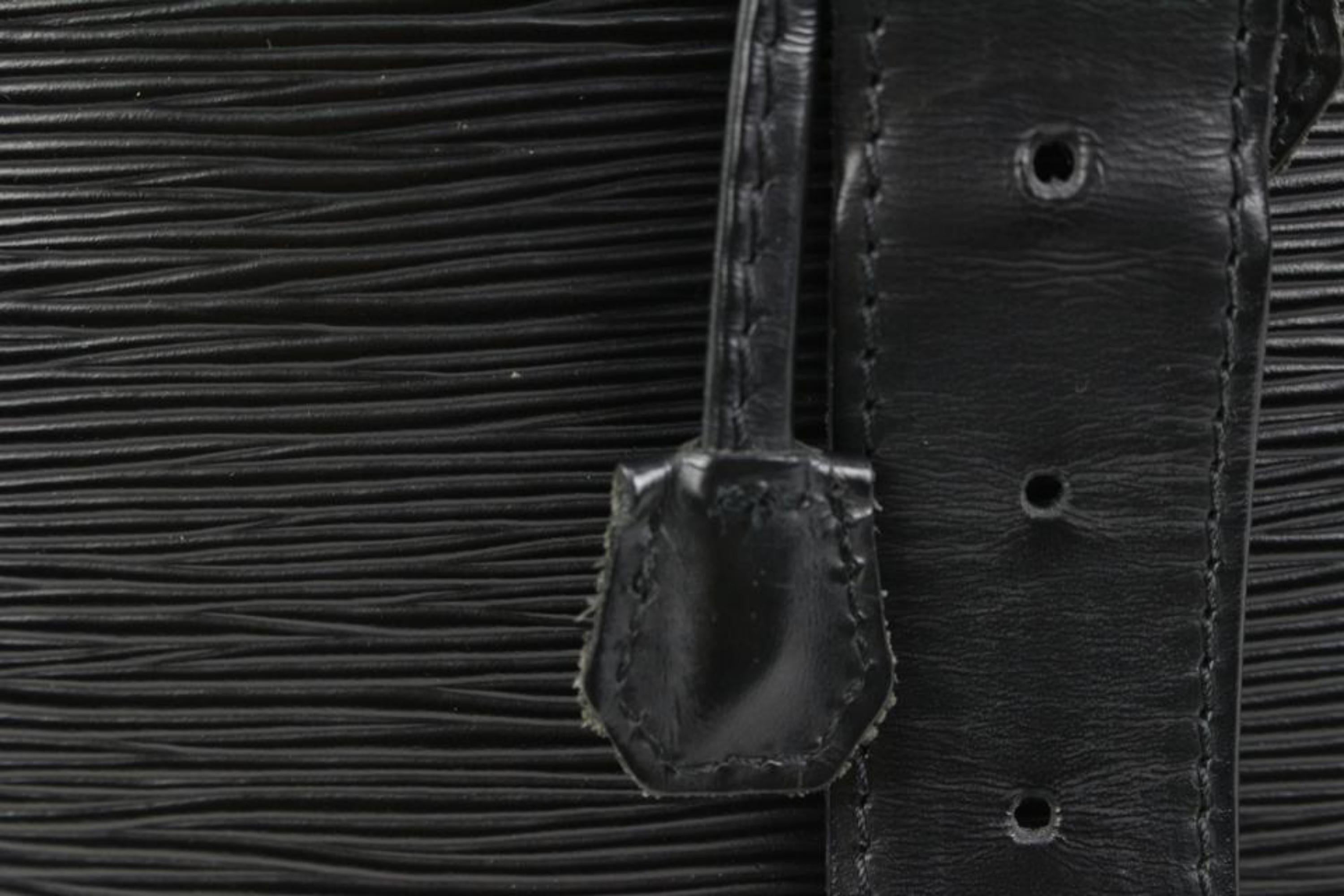 Louis Vuitton Black Epi Leather Noir Sac a Dos Sling Backpack 41lk324s 7