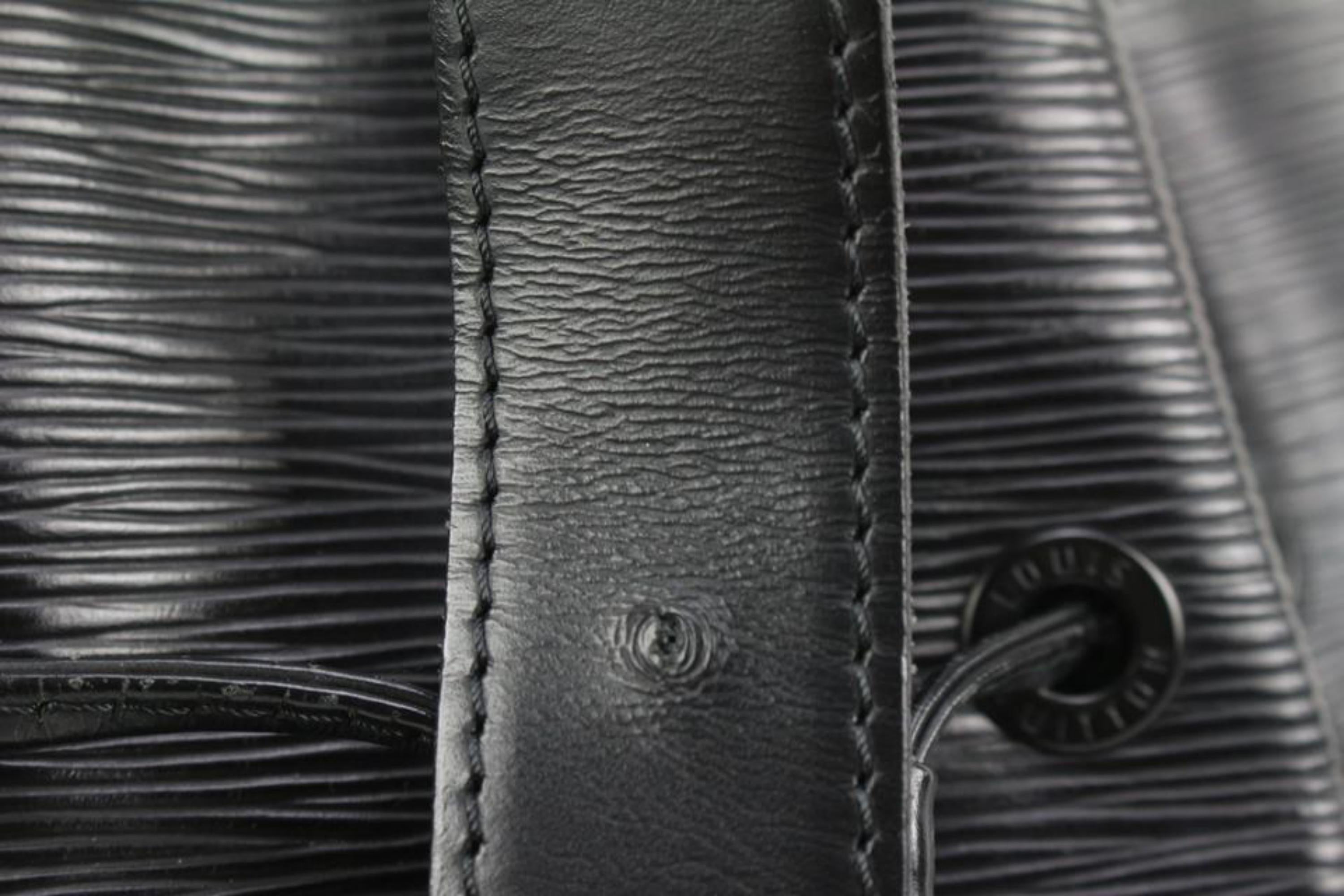 Louis Vuitton Black Epi Leather Noir Sac a Dos Sling Backpack 41lk324s 8