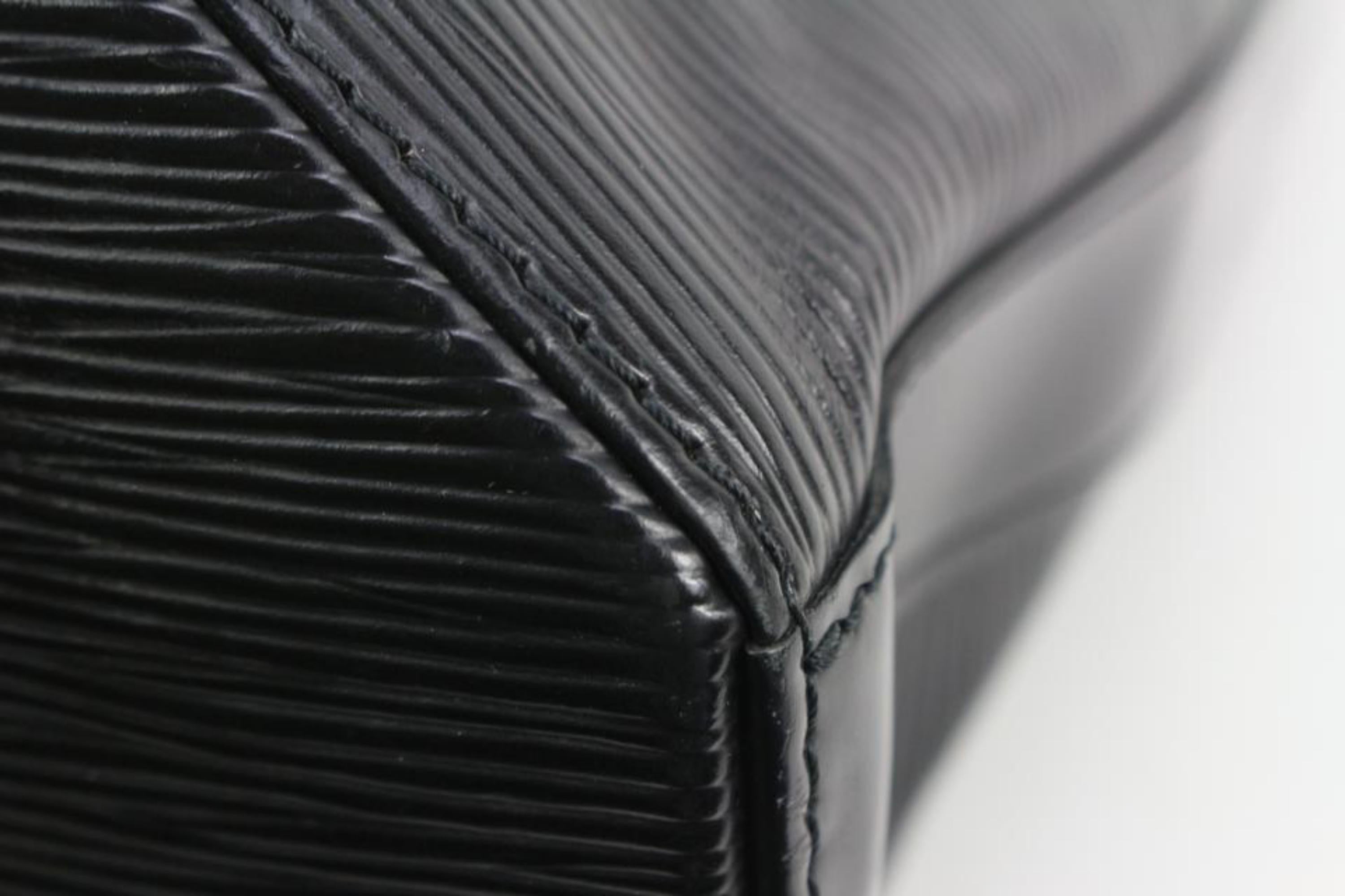 Louis Vuitton Black Epi Leather Noir Sac a Dos Sling Backpack 41lk324s 5