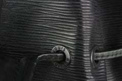 Louis Vuitton Black Epi Leather Noir Sac a Dos Sling Backpack with Pouch 1112lv4