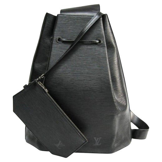 Louis Vuitton Rare Black Epi Leather Special Order 85cm Wardrobe