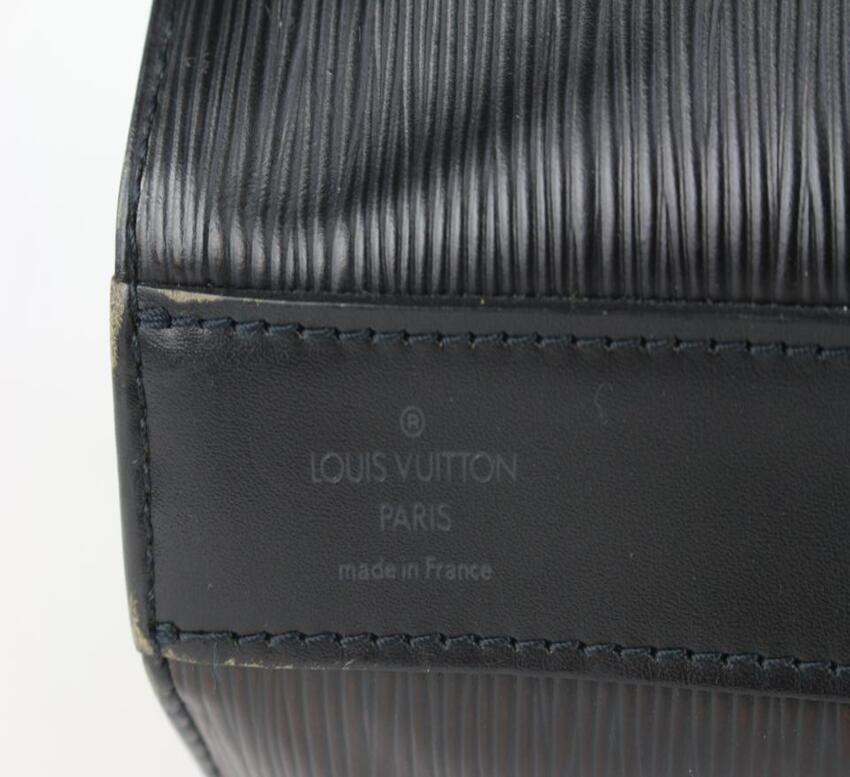 Louis Vuitton Black Epi Leather Noir Sac D'epaule Sling Backpack Hobo 1015lv34 7