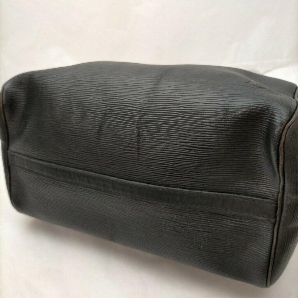 Louis Vuitton Black Epi Leather Noir Speedy 30 Boston Bag 863146 7