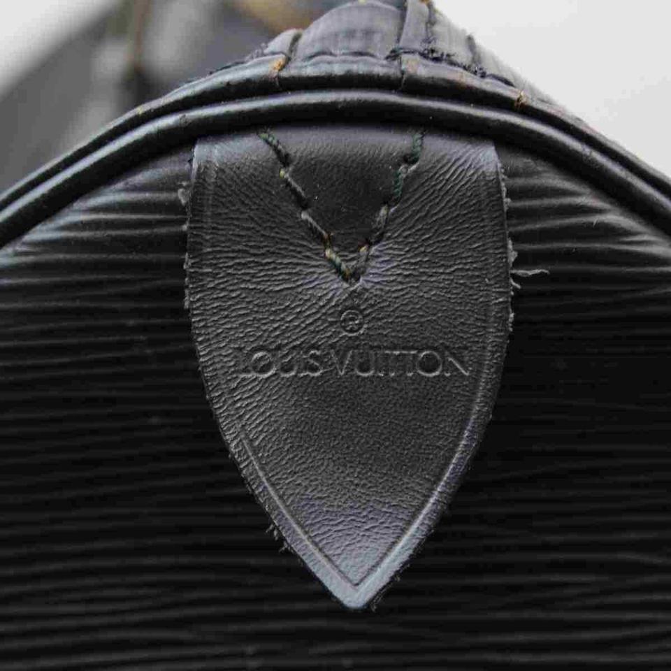 Louis Vuitton Black Epi Leather Noir Speedy 40 GM Large XL 856262  7