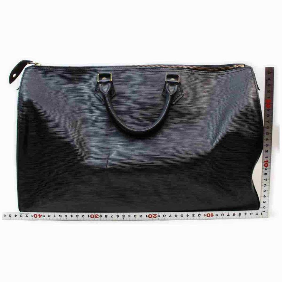 Louis Vuitton Black Epi Leather Noir Speedy 40 GM Large XL 856262  9