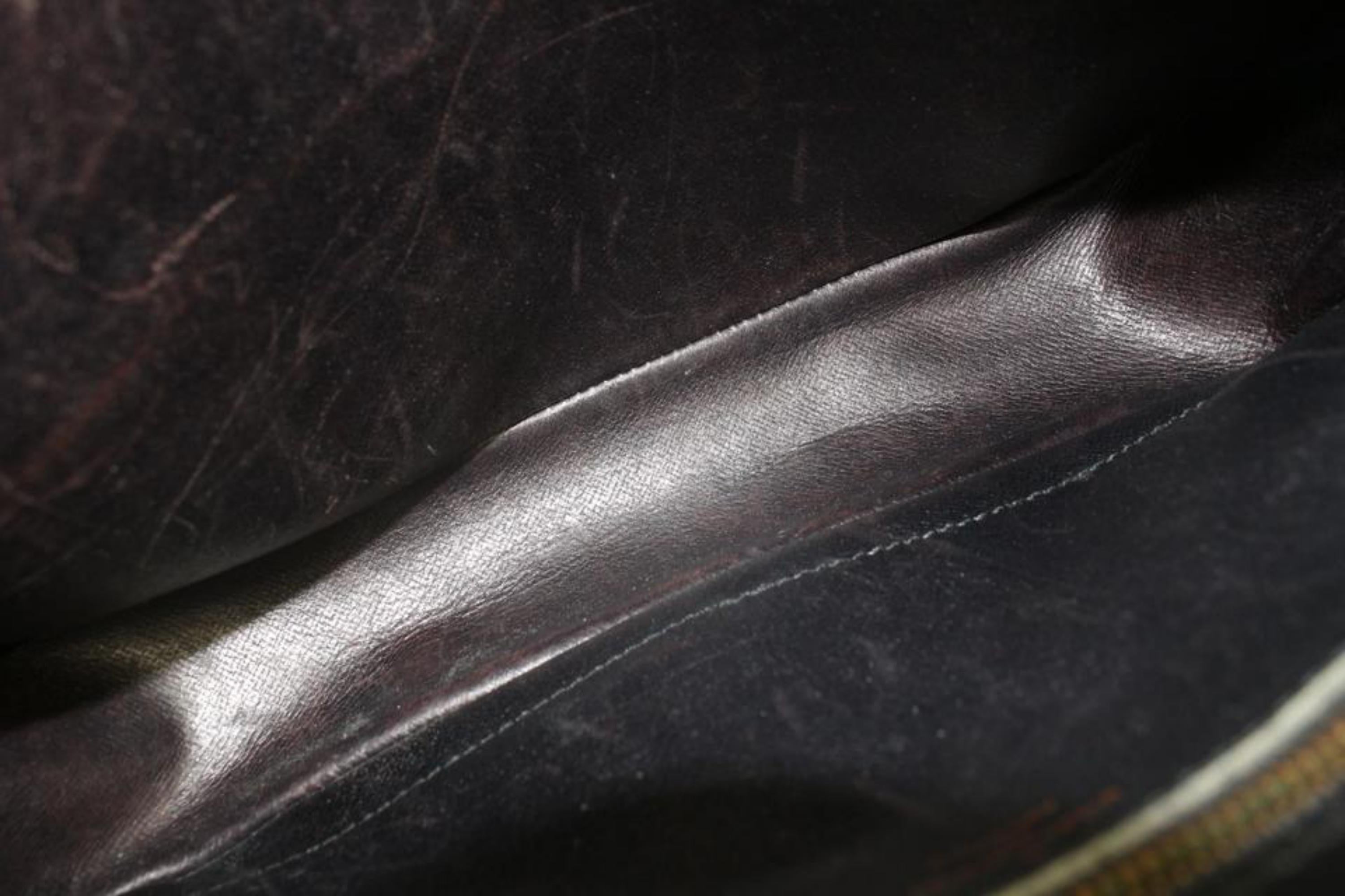 Women's Louis Vuitton Black Epi Leather Noir Trocadero 24 Crossbody Bag 46lk40