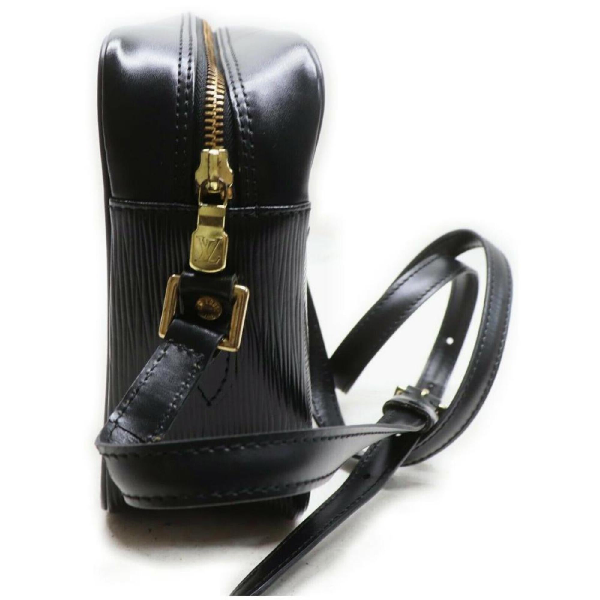 Louis Vuitton Black Epi Leather Noir Trocadero 24 Crossbody Bag 855007 5