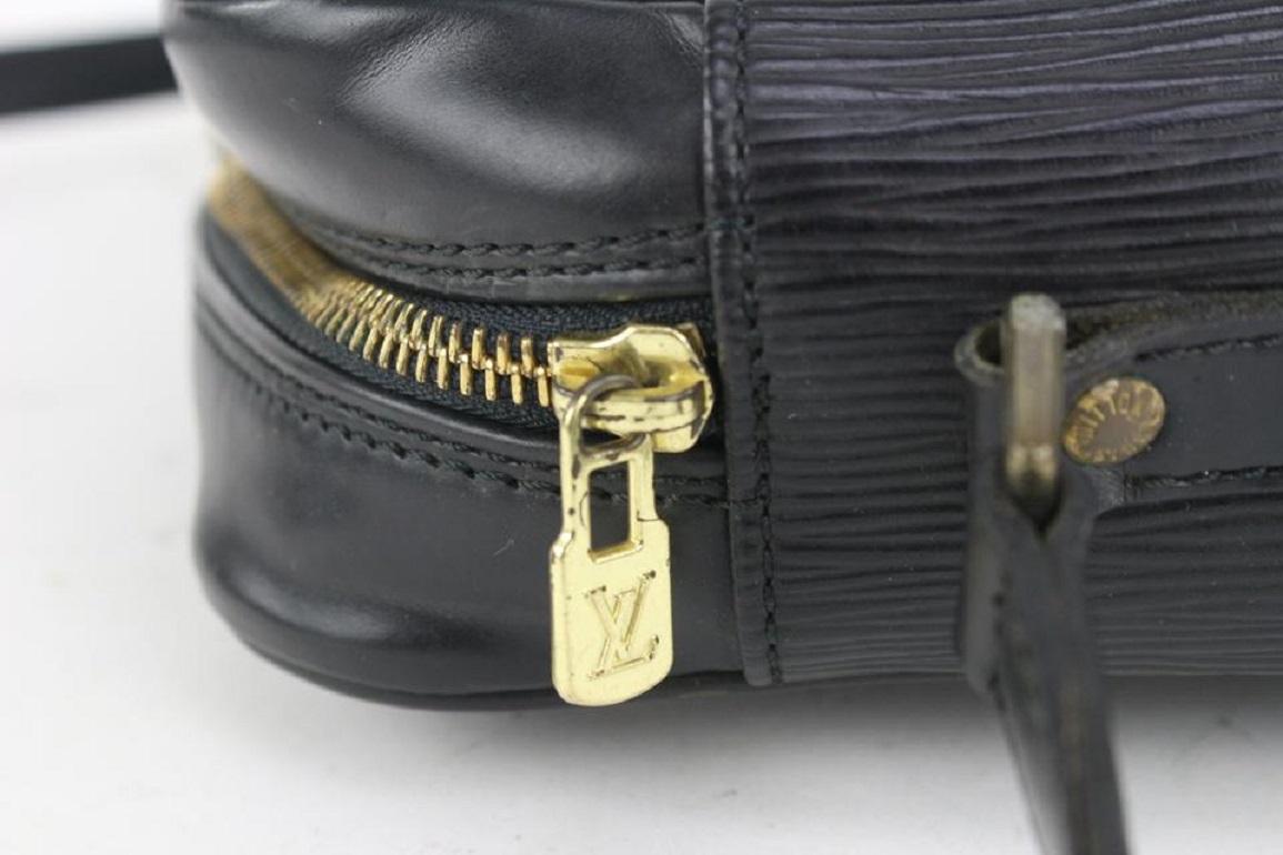 Louis Vuitton Black Epi Leather Noir Trocadero 24 Crossbody Bag 921lv57 For Sale 3