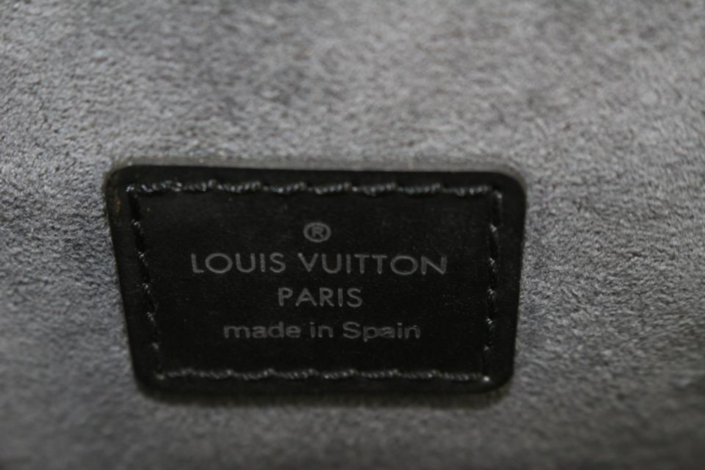 Louis Vuitton Black Epi Leather Noir Voltaire Shoulder Bag 2LV1228 1