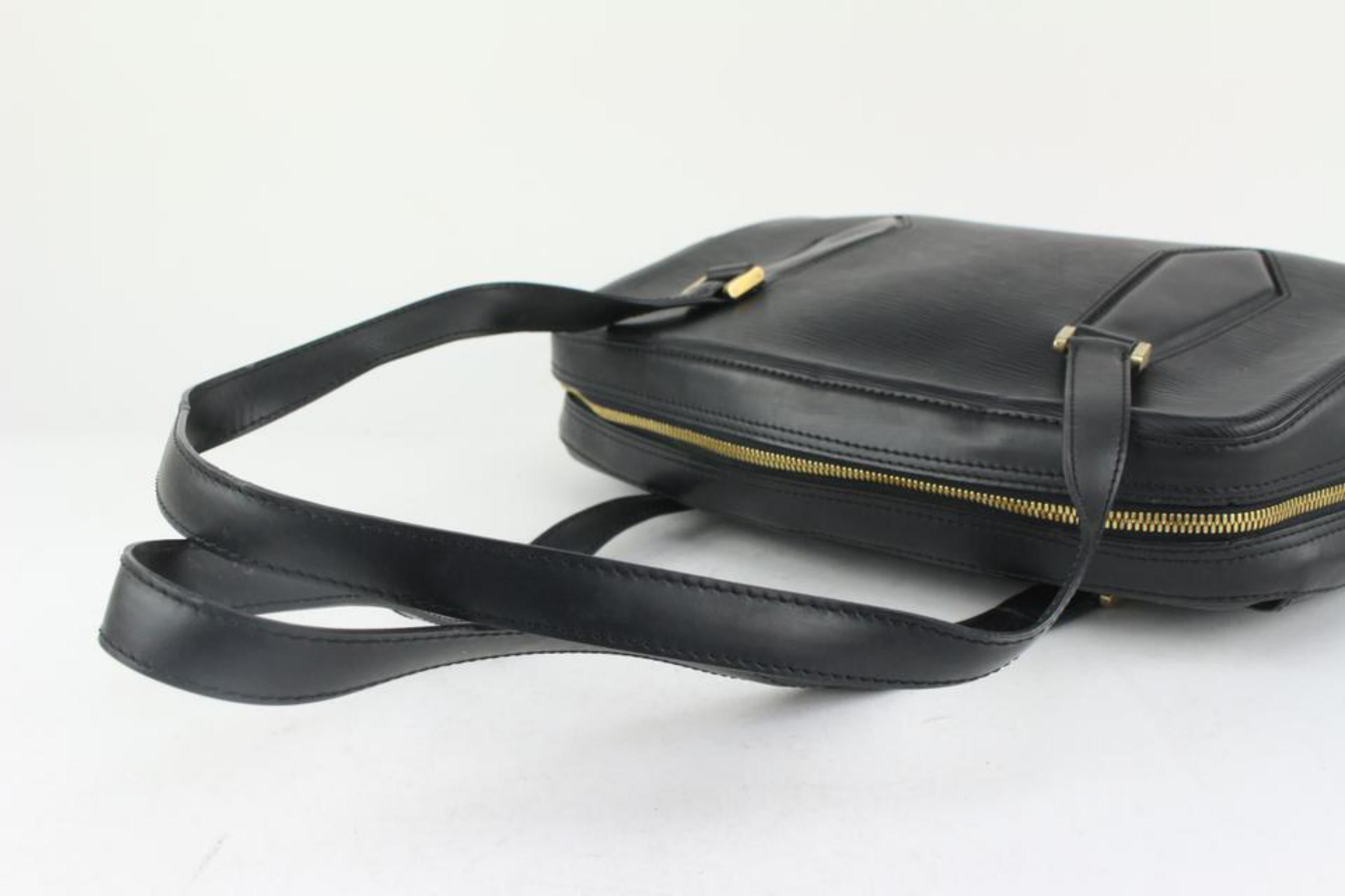 Louis Vuitton Black Epi Leather Noir Voltaire Shoulder Bag 2LV1228 2