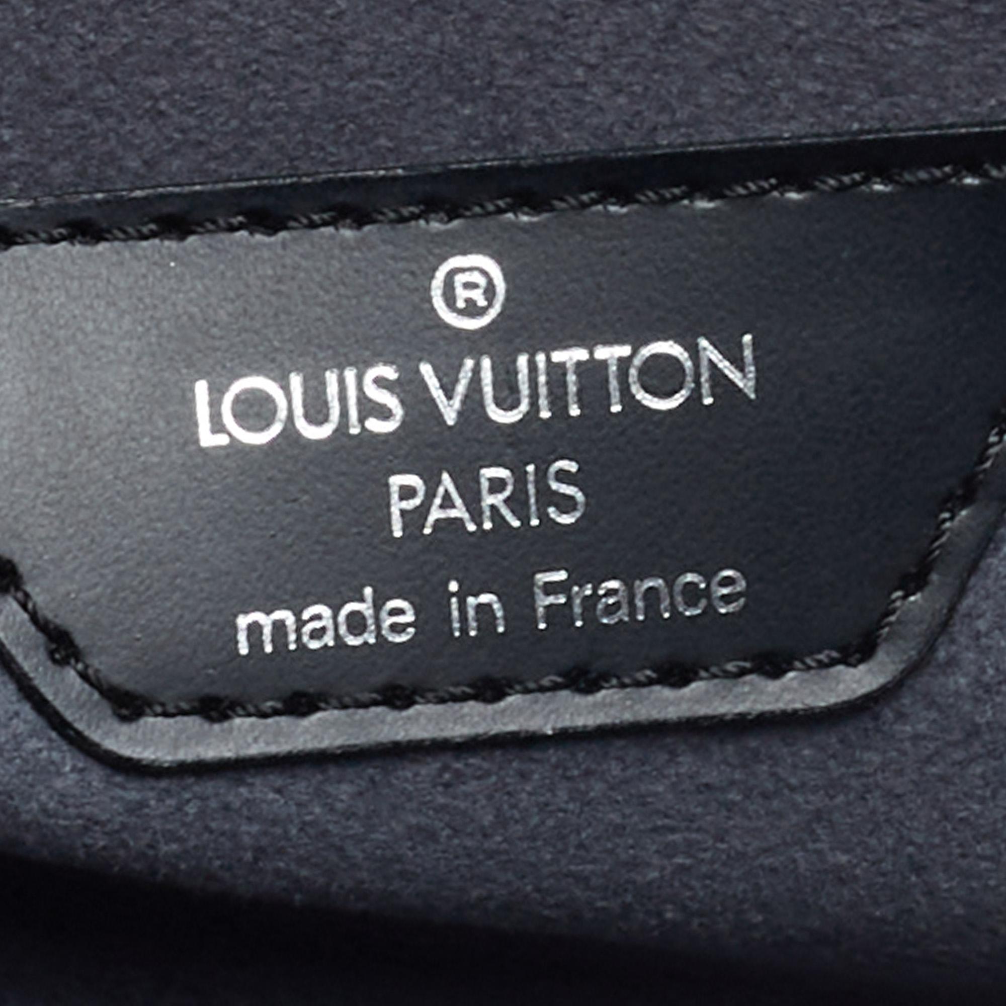 Louis Vuitton Black Epi Leather Papillon 30 Bag 4