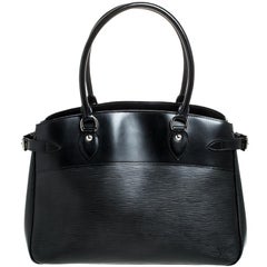 Louis Vuitton Black Epi Leather Passy GM Bag