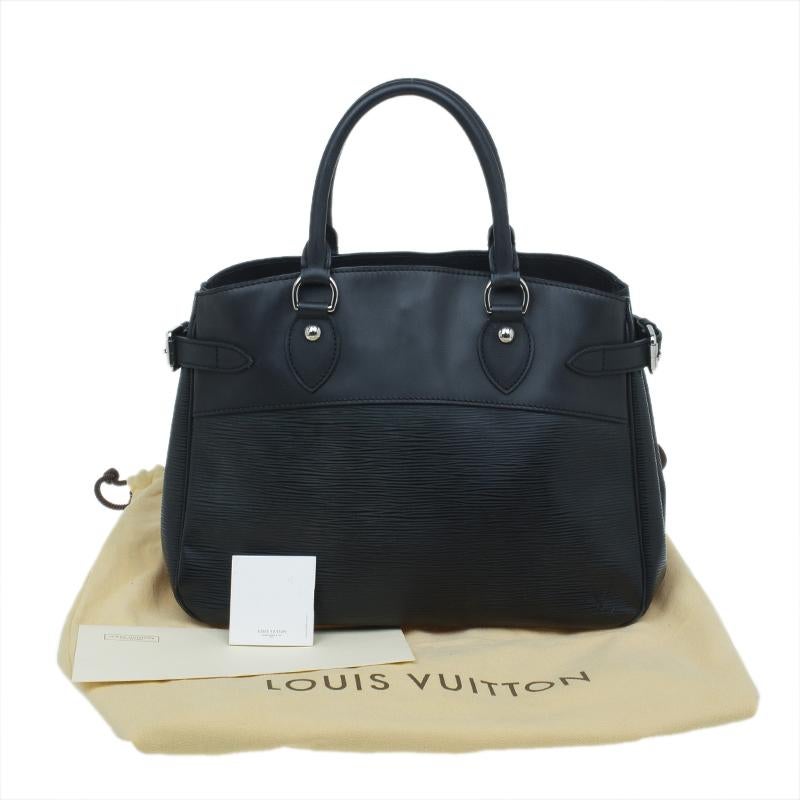 Louis Vuitton Black Epi Leather Passy PM Bag 7