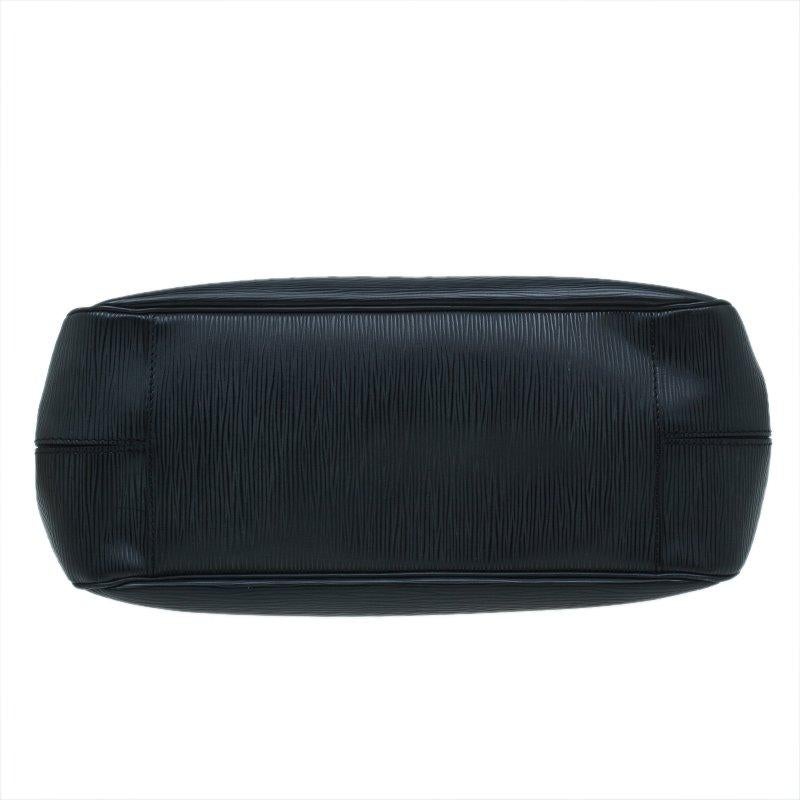 Women's Louis Vuitton Black Epi Leather Passy PM Bag