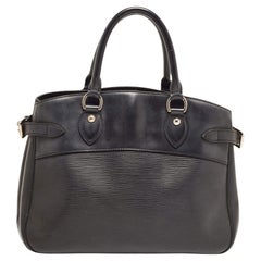 Used Louis Vuitton Black Epi Leather Passy PM Bag