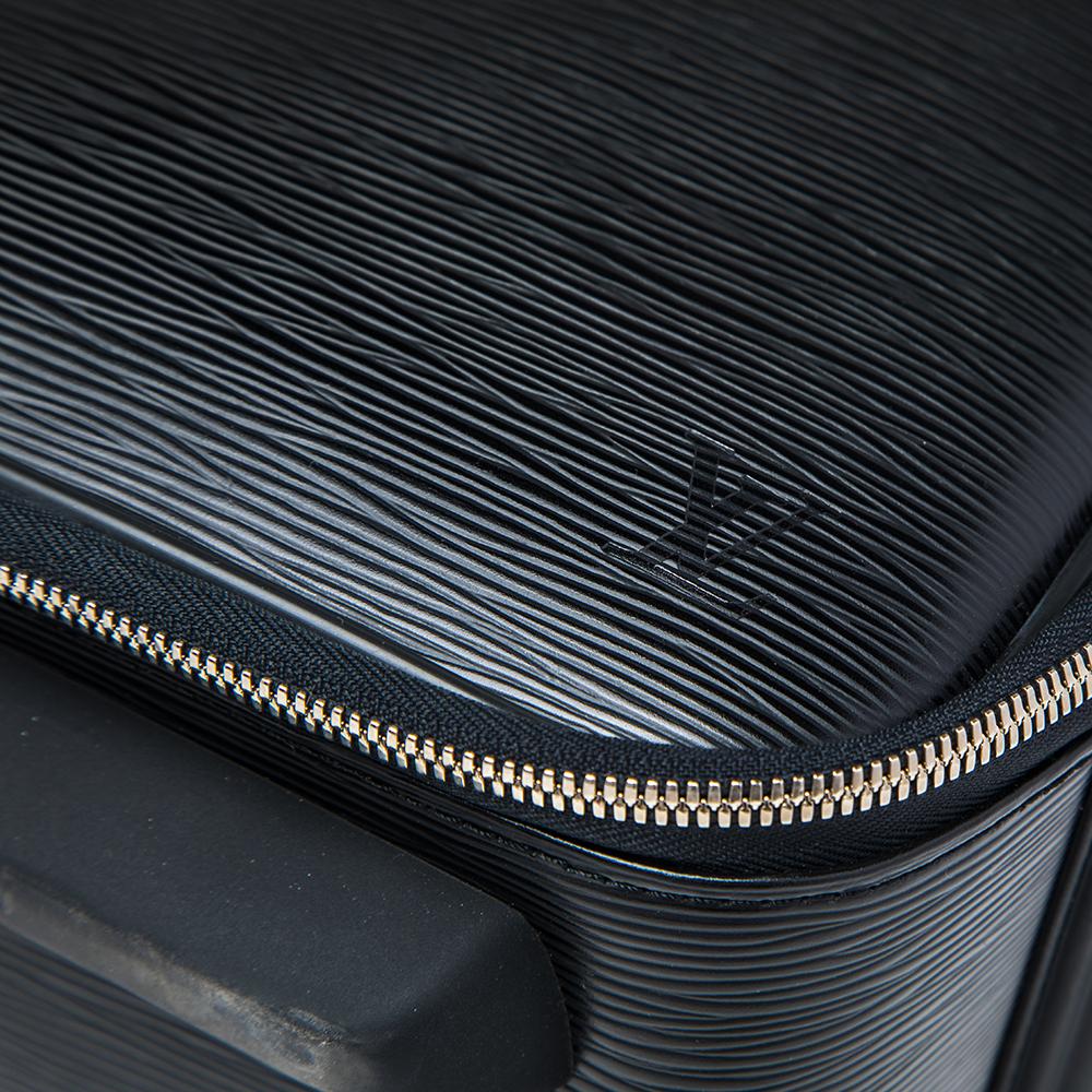 Women's Louis Vuitton Black Epi Leather Pegase 55 Luggage