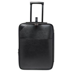 Louis Vuitton Black Epi Leather Pegase 55 Luggage