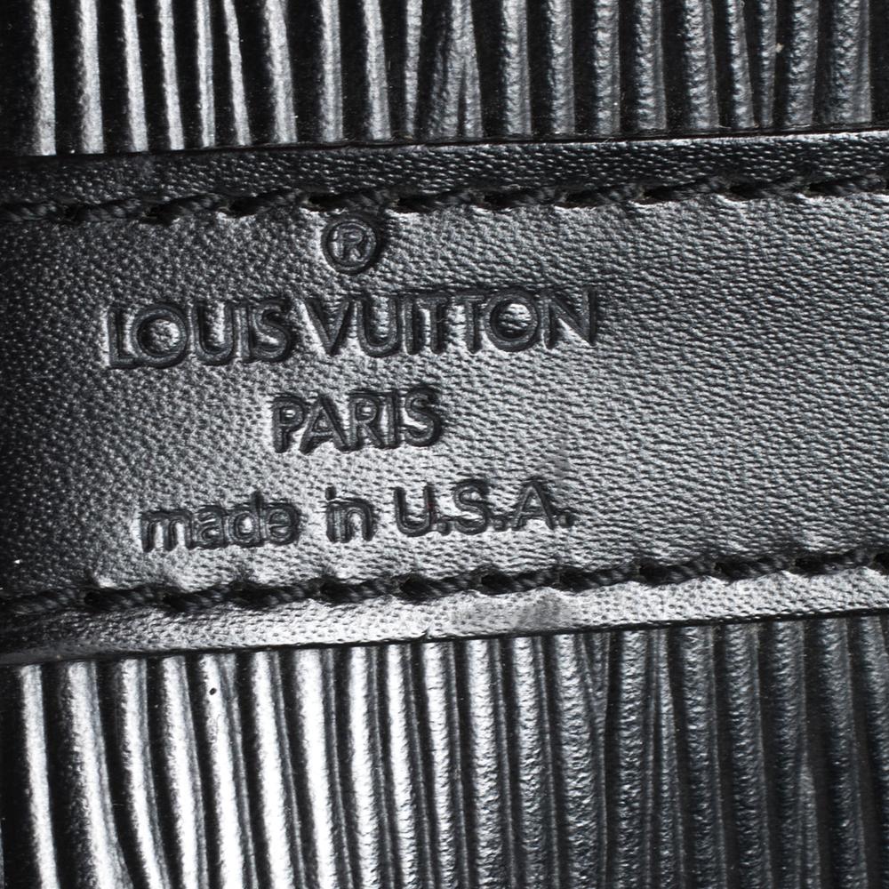 Louis Vuitton Black Epi Leather Petit Noe Bag 6