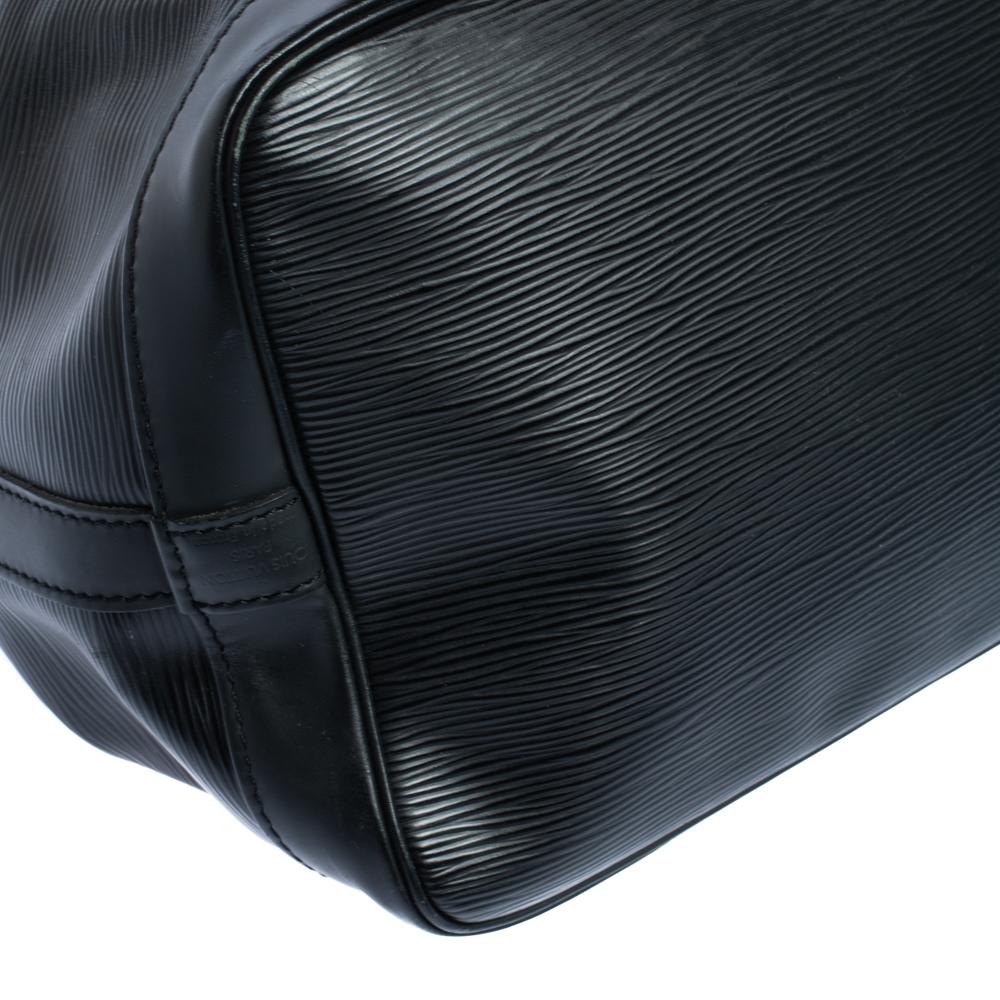 Louis Vuitton Black Epi Leather Petit Noe Bag 3