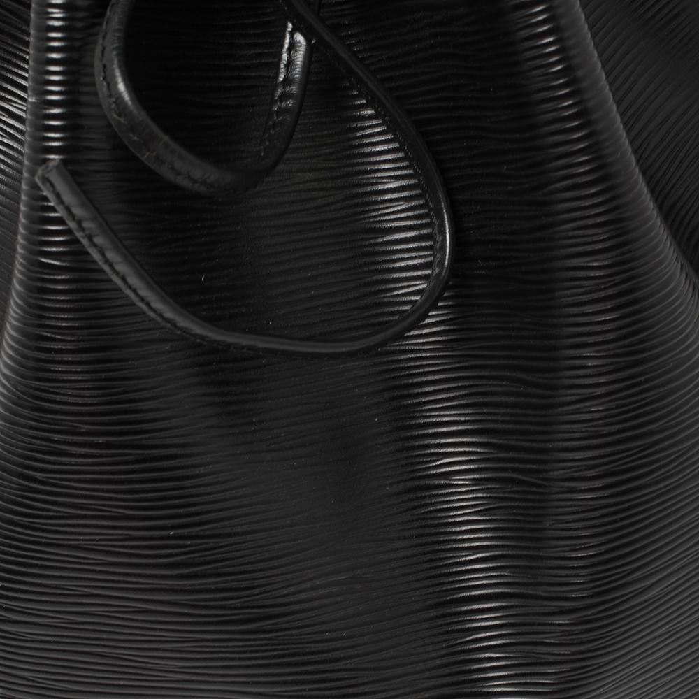 Louis Vuitton Black Epi Leather Petit Noe Bag 4