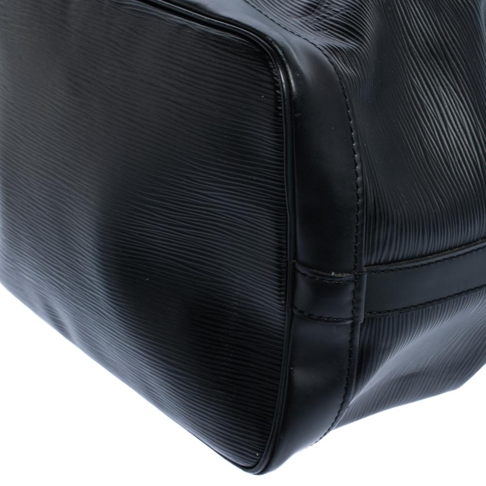 Louis Vuitton Black Epi Leather Petit Noe Bag 5