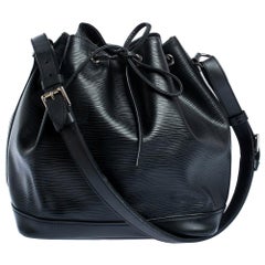 Louis Vuitton - Sac Petit Noe en cuir épi noir