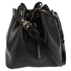 Louis Vuitton Black Epi Leather Petit Noe Bag